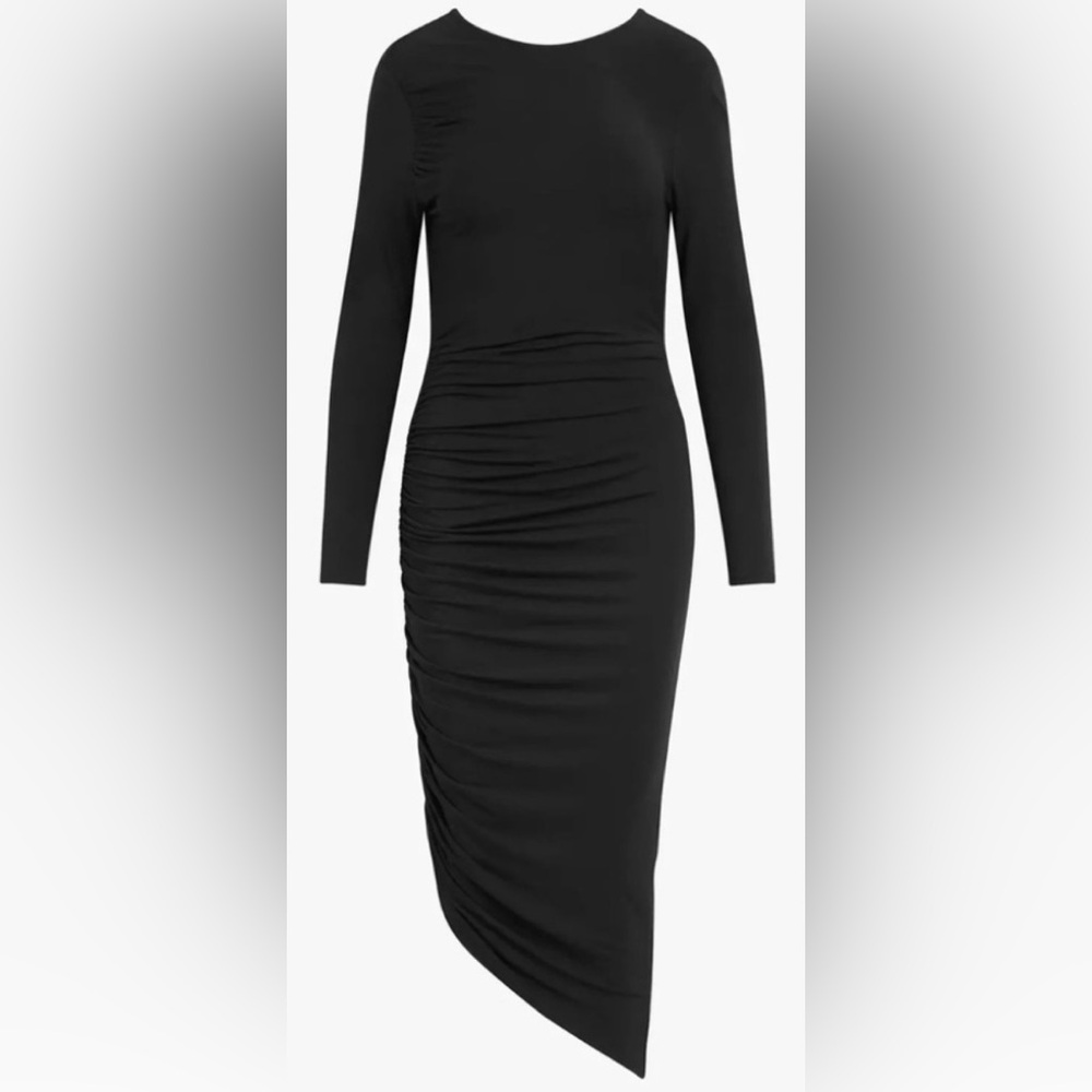 NWT Favorite Daughter Black It’s Getting Serious Stretch Bodycon Dress Size XL